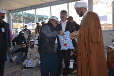 استقبال الشيخ رؤوف الفتلاوي وفد من مؤسسة الصم والبكم(ذوي الإحتياجات الخاصة) من النجف الأشرف.