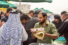 المواكب الحسينية في ذكرى استشهاد الأمام السجاد_ع خدمات مباركة ومراسيم مهيبه .